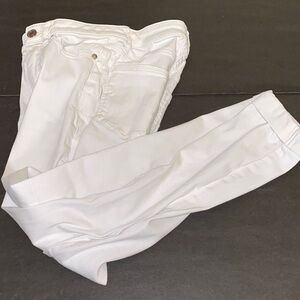 LC Lauren Conrad Size 4 High Rise Skinny Ankle White Jeggings